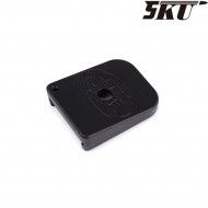 BLACK STI magazine base for MARUI hi-capa pistol 5ku (5ku-gb-261-bk)
