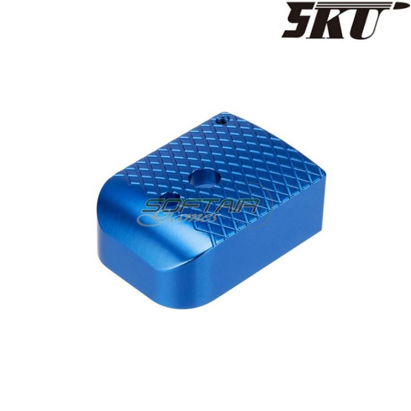 BLUE type 4 magazine base for MARUI hi-capa pistol 5ku (5ku-gb-263-bl) BLUE type 4 magazine base for MARUI hi-capa pistol 5ku (5ku-gb-263-bl)