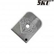 Base caricatore ARGENTO 2011 infinity per pistola MARUI hi-capa 5ku (5ku-gb-287-s)