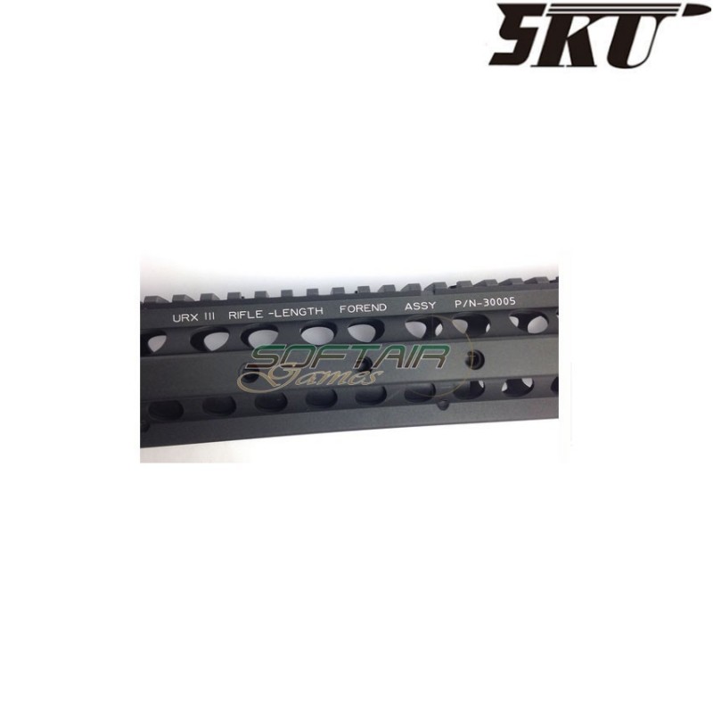 Handguard URX III 12.5" NERO per aeg/gbb 5ku (5ku-118)