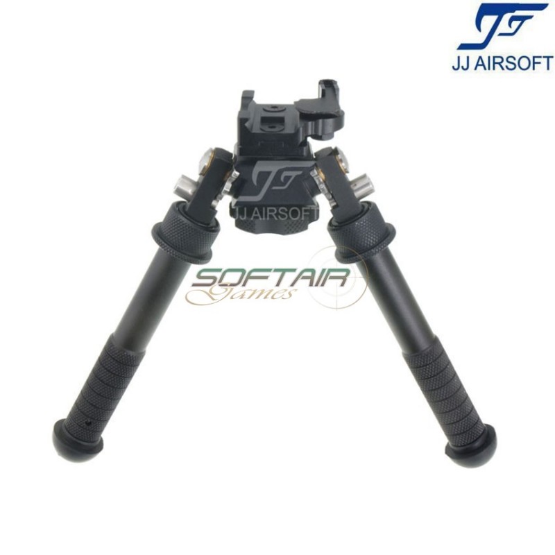 BT10 bipod atlas QD 20mm weaver black jj airsoft (ja-1106)