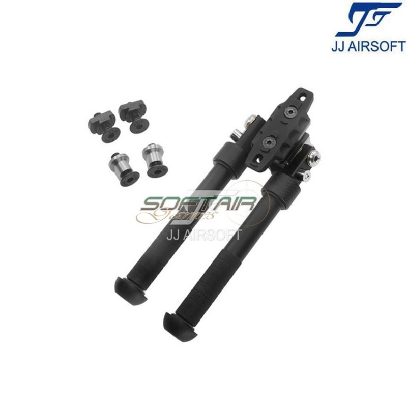 BT10 V8 Atlas Bipod per KeyMod/LC NERO jj airsoft (ja-1117-bk)