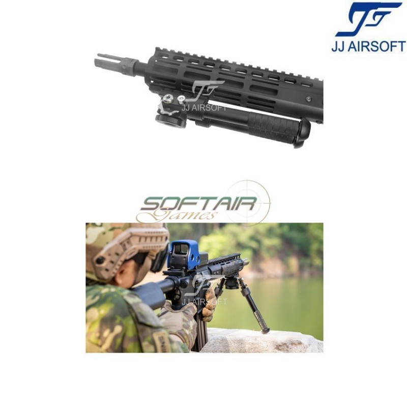 BT10 V8 Atlas Bipod for KeyMod/LC NERO jj airsoft (ja-1117-bk)
