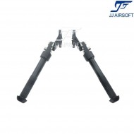 BT10 V8 Atlas Bipod side mount per KeyMod/LC NERO jj airsoft (ja-1120-bk)