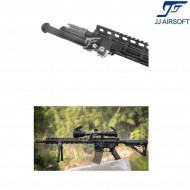 BT10 V8 Atlas Bipod side mount for KeyMod/LC NERO jj airsoft (ja-1120-bk)
