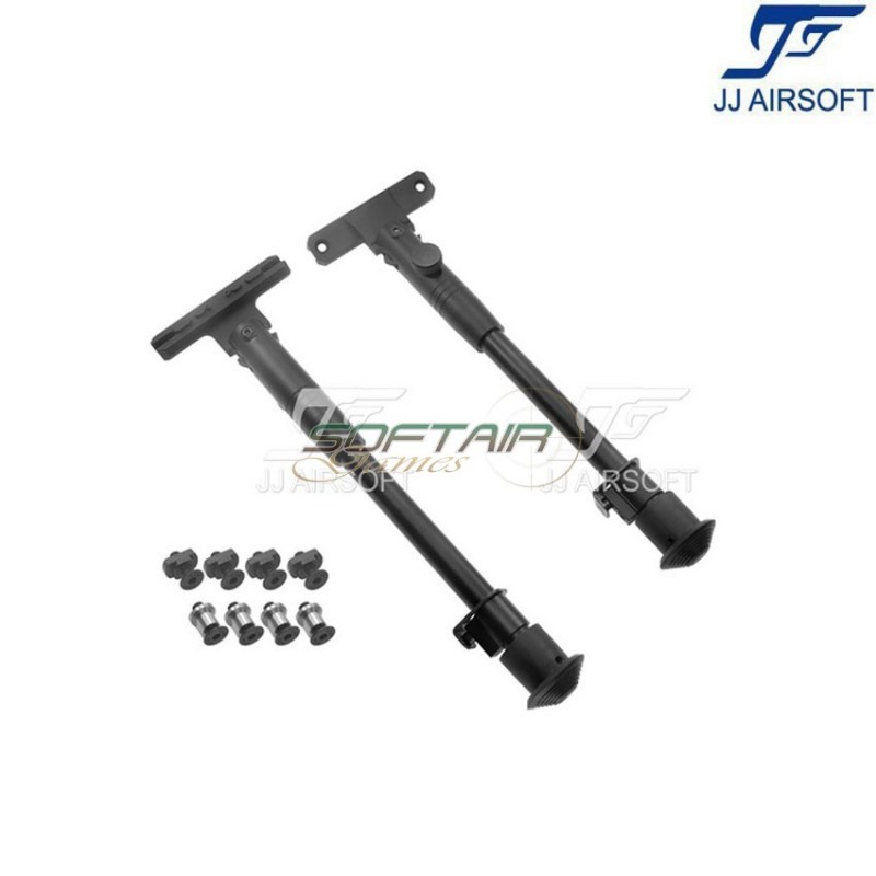 Standard swivel Bipod side mount for KeyMod/LC BLACK jj airsoft (ja-1122-bk)