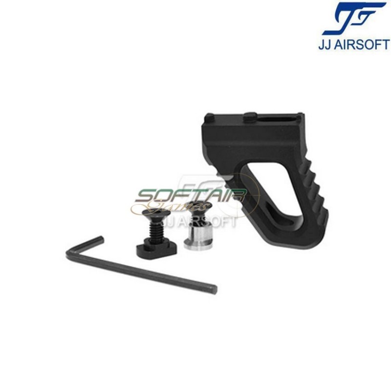 MF hand stop/foregrip for KeyMod & LC BLACK jj airsoft (ja-1304-bk)