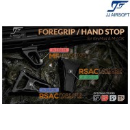 MF hand stop/foregrip for KeyMod & LC BLACK jj airsoft (ja-1304-bk)