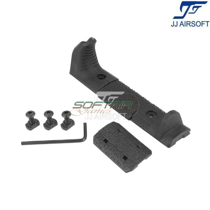 MP style hand stop kit LC BLACK jj airsoft (ja-1320-bk)