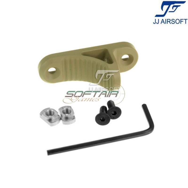 B5 Grip Stop Hand Stop for LC short K TAN jj airsoft (ja-1366-tan)