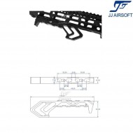 TD MOD ForeGrip for LC RED jj airsoft (ja-1378-re)