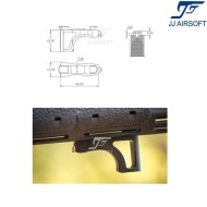 RVL LC QD Handstop/Finger Rest Lightweight Version SILVER jj airsoft (ja-1380-sv)