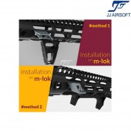 TMRS Left Thumb Rest per KeyMod & LC GRIGIO jj airsoft (ja-1387-gr)