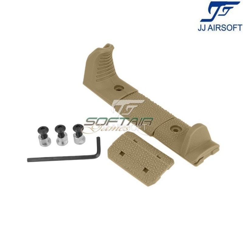 MP style hand stop kit KEYMOD TAN jj airsoft (ja-1388-tan)