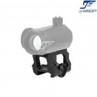 Low Drag Mount per T1/T2 NERO jj airsoft (ja-1701-bk)