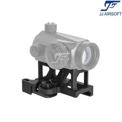 QD riser Mount for T1/T2 BLACK jj airsoft (ja-1711-bk)