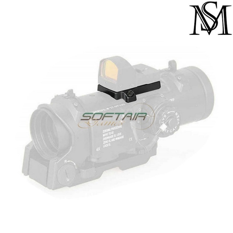 DOCTER mount BLACK for elcan scope milsim series (ms-144-bk)