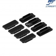 LC Rail Covers Type-2 BLACK jj airsoft (ja-1930-bk)
