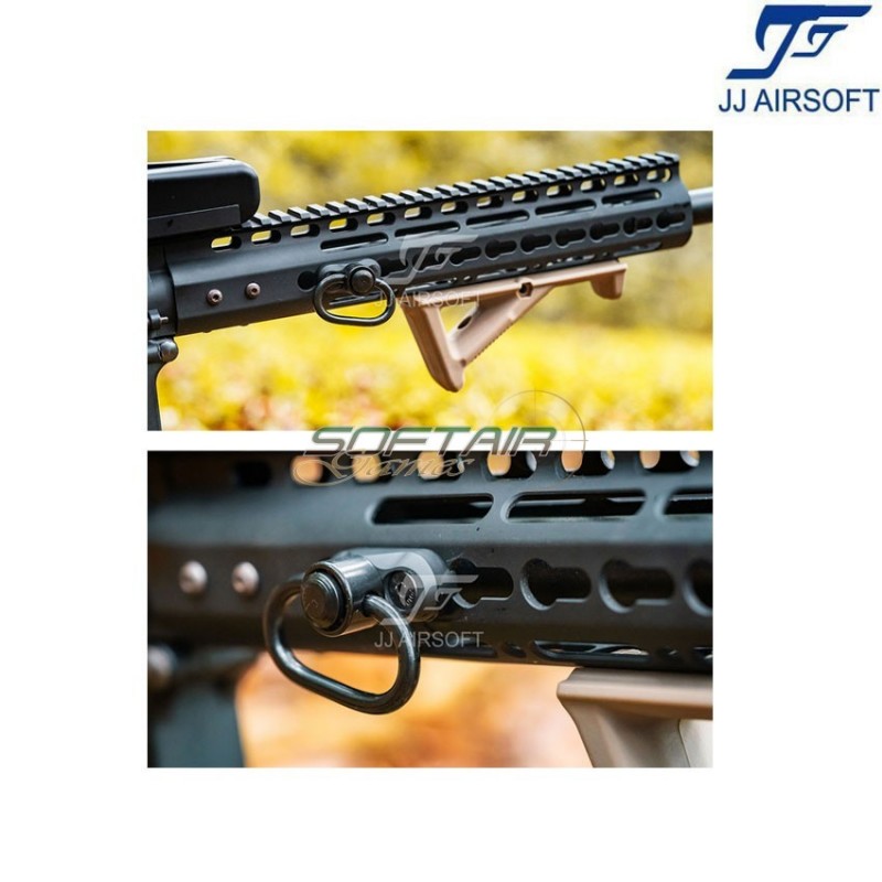 QD Sling Swivel Mount BLACK for KeyMod & LC jj airsoft (ja-2977-bk)