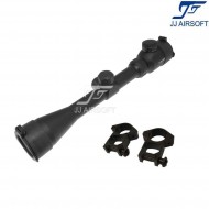Ottica 3-9x40E NERA con anelli jj airsoft (ja-5368-bk)