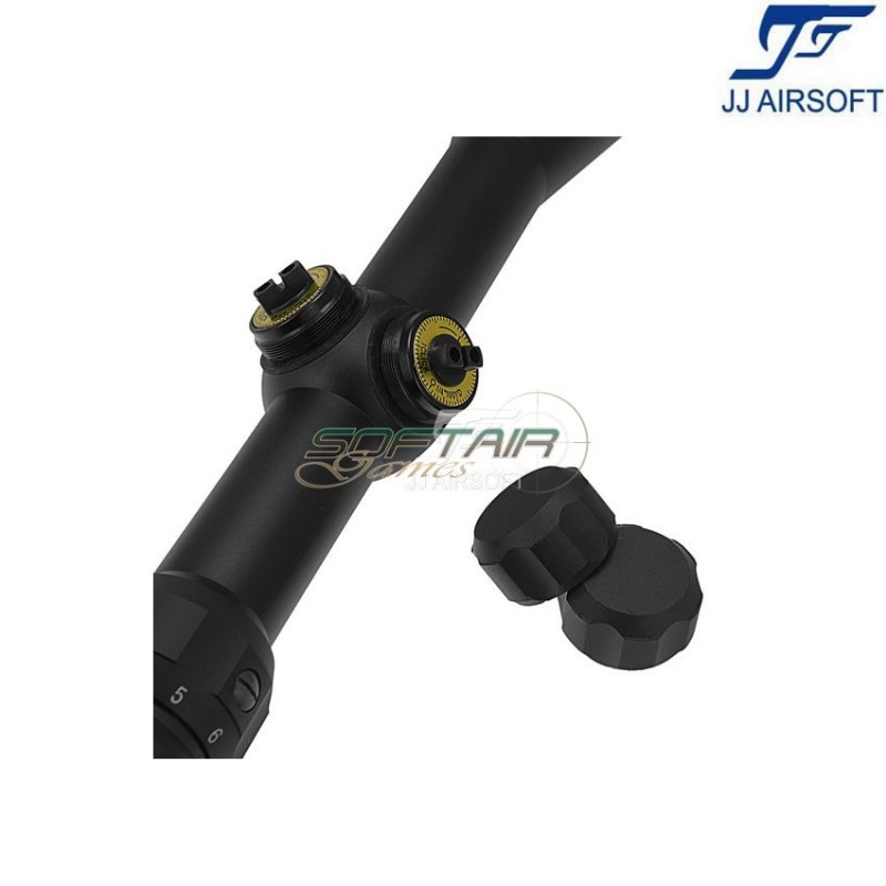 Ottica 3-9x40E NERA con anelli jj airsoft (ja-5368-bk)