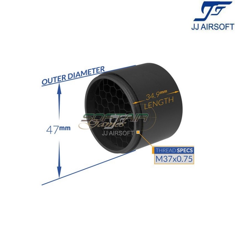 Killflash BLACK for 3-9x40 jj airsoft (ja-5369-bk)