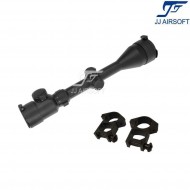 Ottica 3-9x50E NERA con anelli jj airsoft (ja-5370-bk)