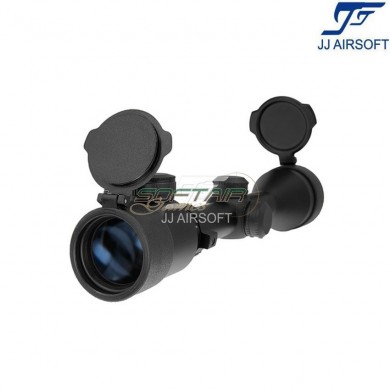 Ottica 3-9x50E NERA con anelli jj airsoft (ja-5370-bk)