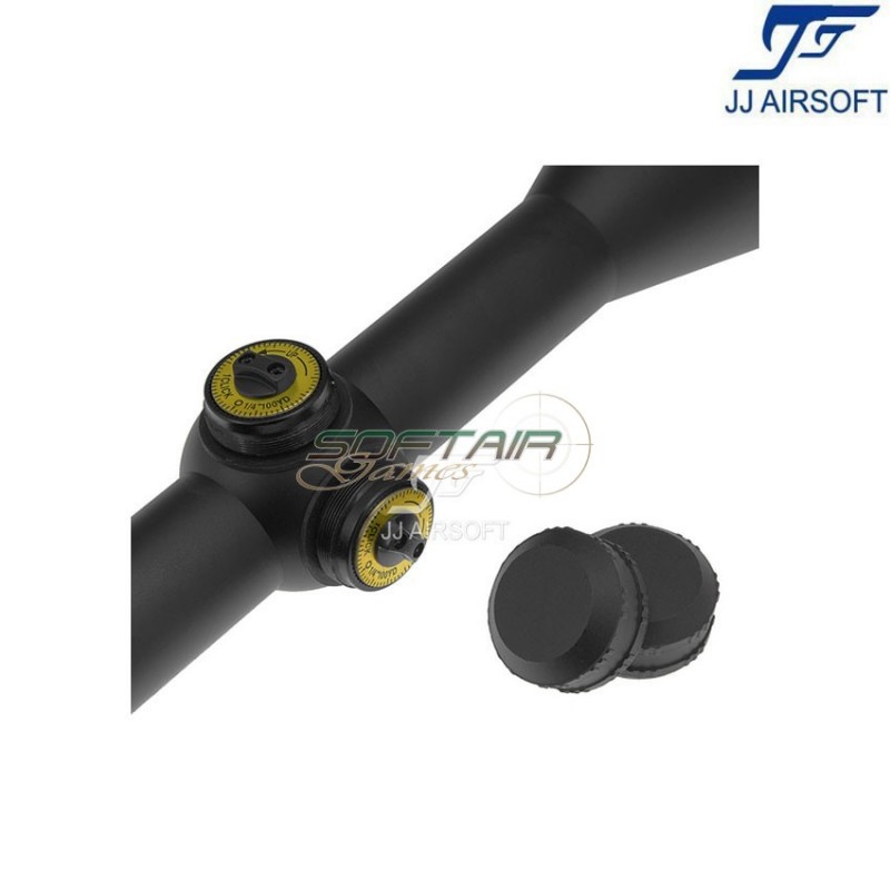 3-9x50E BLACK scope with rings jj airsoft (ja-5370-bk)