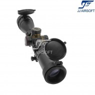 Ottica 4.5-18×44 AOL rosso/verde/blue reticolo NERA con estensione jj airsoft (ja-5379-bk)