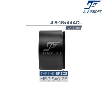 Killflash BLACK for 4.5-18x44 jj airsoft (ja-5380-bk)