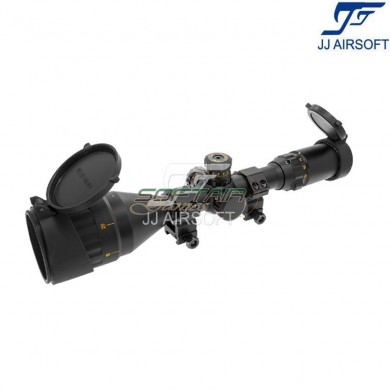 Scope 4-16×50 AOL red/green/blue reticle BLACK with extender jj airsoft (ja-5381-bk)