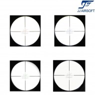 Ottica 4-16×50 AOL rosso/verde/blue reticolo NERA con estensione jj airsoft (ja-5381-bk)
