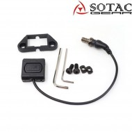 MOD-D bottone tattico NERO per torcia sotac (sg-mod-d-bk)