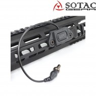 MOD-D bottone tattico NERO per torcia sotac (sg-mod-d-bk)