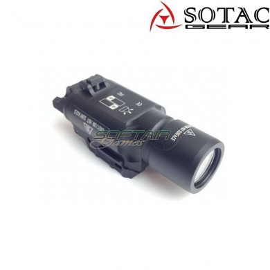 Flashlight x300 BLACK sotac gear (sg-sd-001-bk)