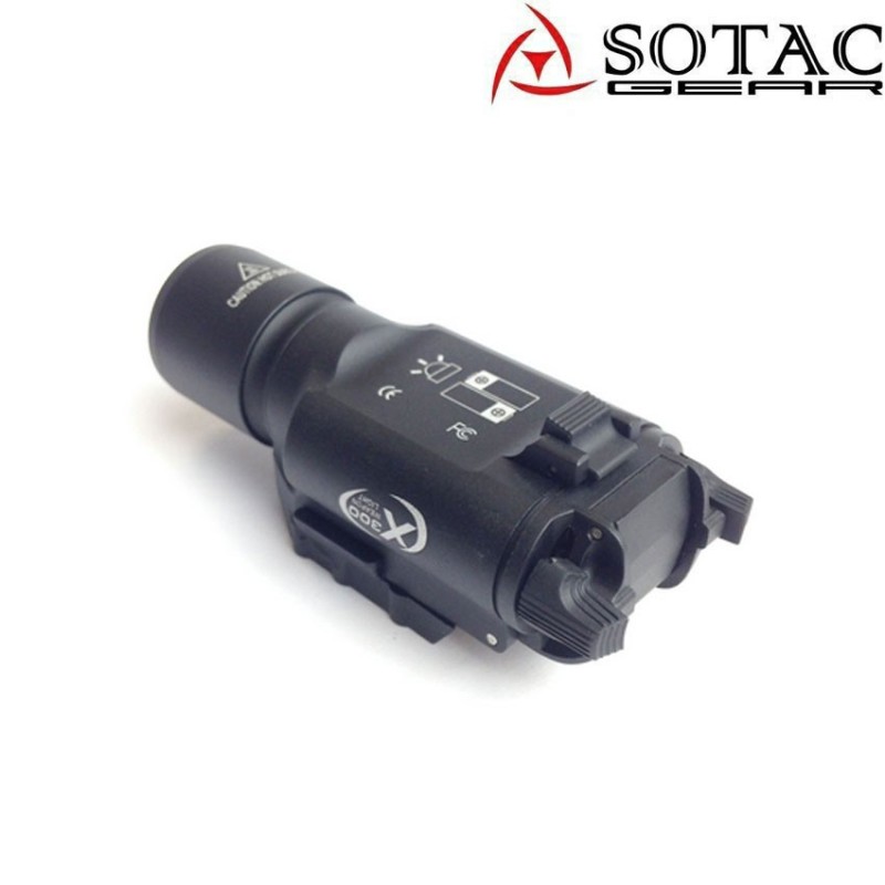 Torcia x300 BLACK sotac gear (sg-sd-001-bk)