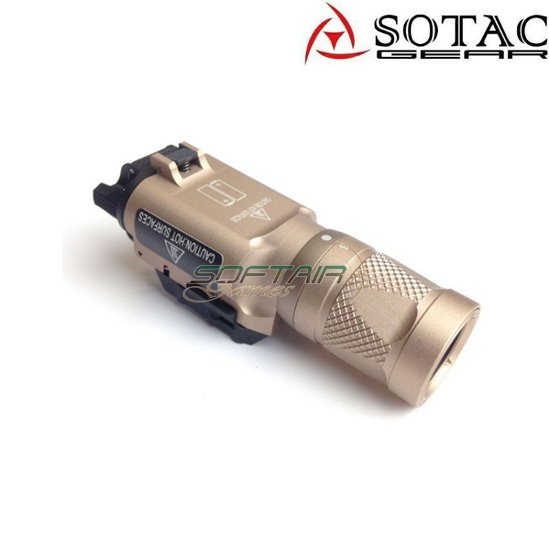 Flashlight x300v DARK EARTH sotac gear (sg-sd-005-de)