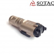 Flashlight x300v DARK EARTH sotac gear (sg-sd-005-de)