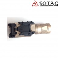 Flashlight x300v DARK EARTH sotac gear (sg-sd-005-de)