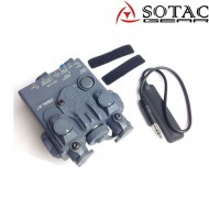 Dbal-a2 peq GREEN laser/flashlight/ir point GREY sotac gear (sg-jgq-3-gy-green)