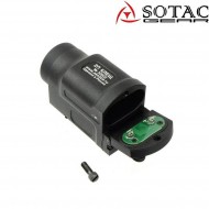 Flashlight KIT ak zen. style K2 BLACK sotac (sg-sd-80-ak-sd-bk)