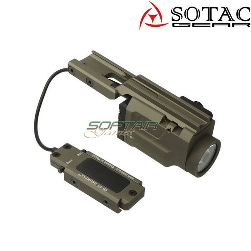 Torcia KIT ak zen. style K2 DARK EARTH sotac (sg-sd-80-ak-sd-de)
