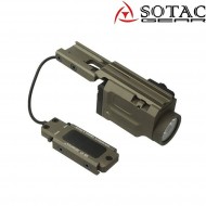 Flashlight KIT ak zen. style K2 DARK EARTH sotac (sg-sd-80-ak-sd-de)