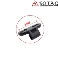 Torcia off set mount DF regolabile LC NERO sotac (sg-df-bk)