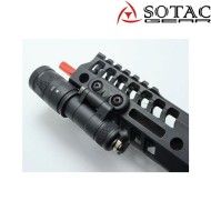 Flashlight off set mount DF adjustable LC BLACK sotac (sg-df-bk)