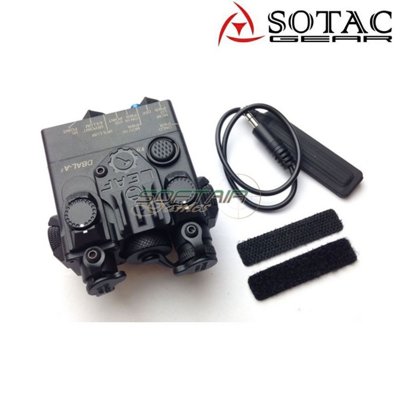 Dbal-a2 peq GREEN laser/torcia NERO sotac gear (sg-jgq-05-bk-green)