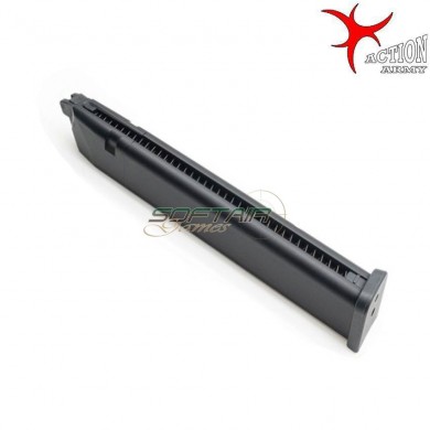 LONG 50bb gas magazine for aap01 assassin BLACK action army (aa-u01-021)