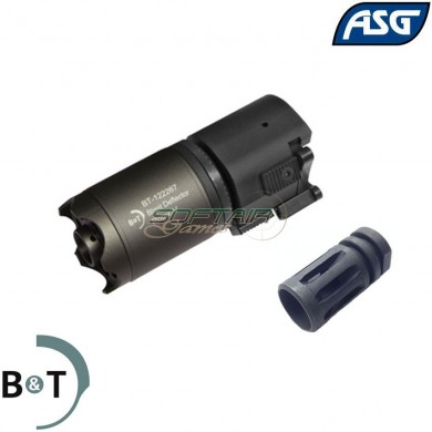 Silenziatore ROTEX-V blast QD 95mm GRIGIO b&t asg (asg-asg290-gr)