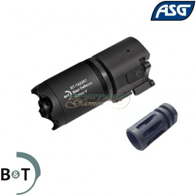 ROTEX-V blast QD silencer 95mm BLACK b&t asg (asg-asg290-bk)
